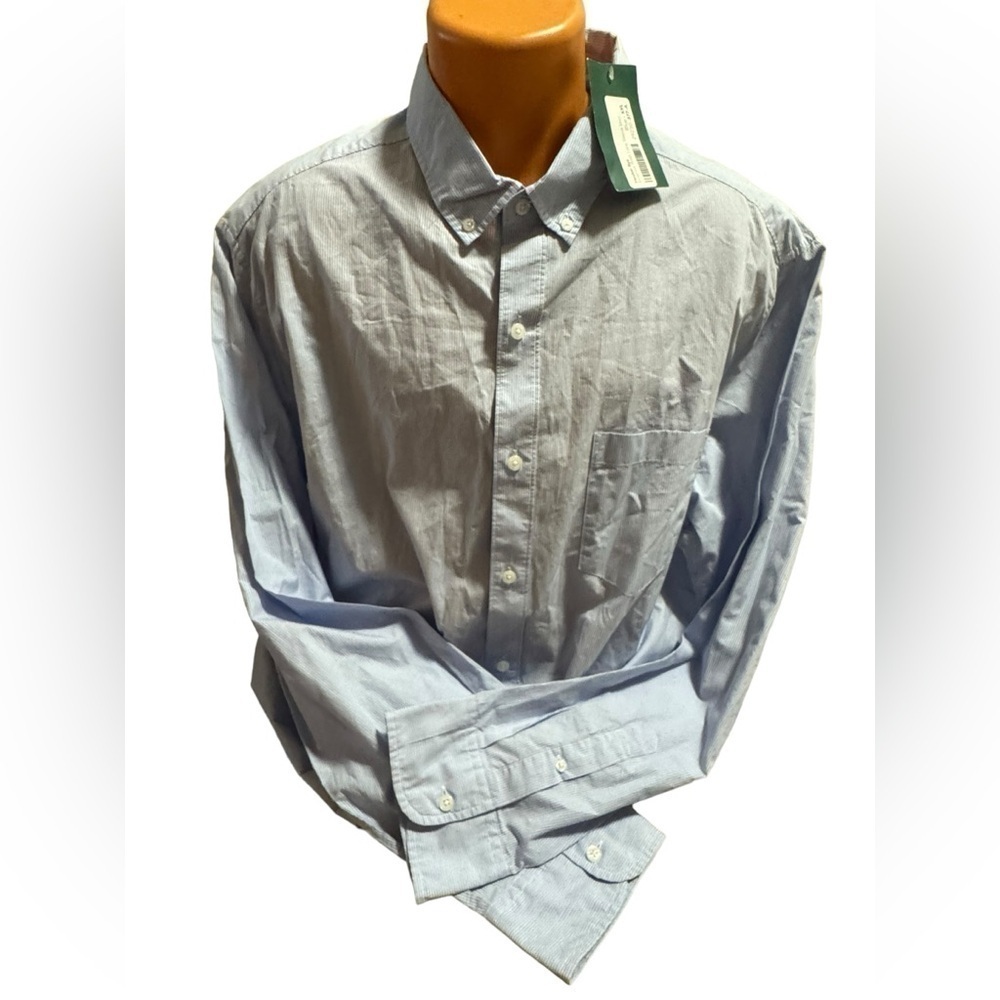 NEW Hawker Rye Button Down White and Blue Striped Shirt Stitch Fix Size XXL NWT